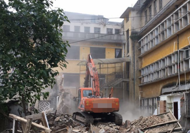 杭州医院拆除施工